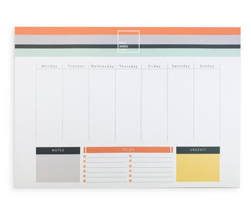 Bloco Planner Semanal A4 – Linha Allegro